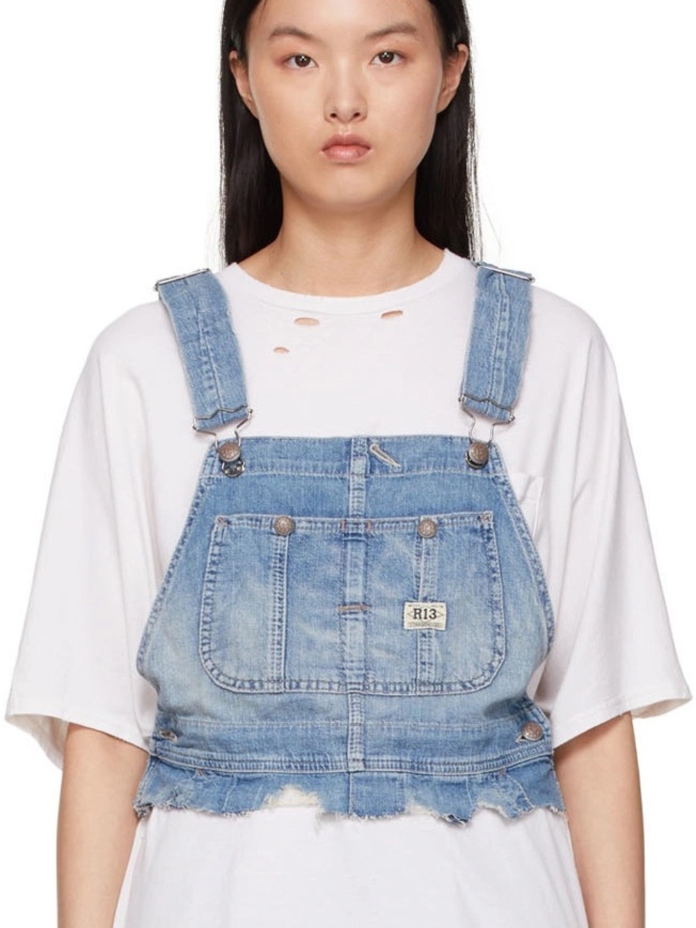 R13 Damon overall bib top